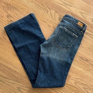 PAIGE Hollywood Hills Indigo Flare Denim Jeans